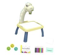 Sharplace Set Proiettore per Disegnare, Lavagna da Disegno, attività Artistiche E Creative per Bambini dai 3 agli 8 Anni, 24 Motivi Luminosi