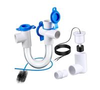 Sharplace Sifone per condensa con Spazzola di Riparazione Sostituisce Il sifone a U in PVC Facile da installare Drena efficacemente per l'aria, Style a
