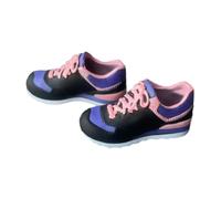 Sharplace Sneakers in 1/6, Comode, Classiche, alla Moda, Casual, Stile retrò, Scarpe Eleganti, Mini Sneakers, Accessorio per, Nero E Rosa