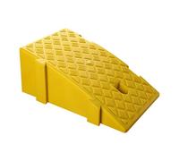 Sharplace Soglia Rampa Cuscinetto Gradino Antiscivolo Assorbimento Urti Rampa Slope Pad Multifunzione Materiale PP Adatto per Auto Motocicli Bici Rampe Esterne, Giallo