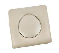 Sharplace Sostituzione del cuscino della sedia da commodo per il capezzo del capezzale, Rotondo Beige