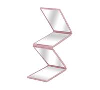 Sharplace Specchio per Auto-taglio Dei Capelli, Specchio per Il Trucco, Compatto, Portatile, Pieghevole, per La Manutenzione Del Veicolo, per Lo Styling, Rosa