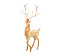 Sharplace Statua di alce, statuetta decorativa a forma di cuore, scultura di in resina, figura animale per camera da letto, in Piedi 35x14cm