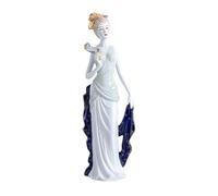 Sharplace Statua di Ceramica, Statuetta di Donna, Collezione di Statuette artistiche da Tavolo per Ingresso, Ornamento per, Camera da Letto, Style B