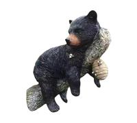 Sharplace Statua di Un Cucciolo D'orso Che Abbraccia Alberi, Decorazione di Un Orso su Un Albero, Adorabile Statuetta Decorativa per Giardino E Cortile