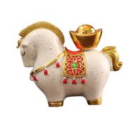 Sharplace Statuetta di Cavallo, Statuetta in Resina Cinese Feng Shui, Centrotavola, Regalo per Amici, Decorazione Da Tavolo, Scultura di Animali per Patio Inter, a
