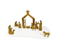 Sharplace Statuette Del Presepe di Natale, Decorazione Da Tavolo per La Casa, La Camera Da Letto E Lo Scaffale