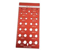 Sharplace Strumento di misura per il controllo della filettatura di dadi e bulloni, classificazione metrica ad alte prestazioni, calibro portatile per