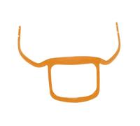 Sharplace Strumento per modellare la barba, strumento per lo styling, robusto, portatile, forniture per barbiere, leggero, modello di guida per il contorno dei, Orangina