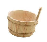 Sharplace Strumento per Sauna in Legno, Accessorio per La Casa, Decorazione per Sauna E Spa, Secchio 26x22x27cm