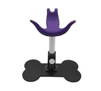 Sharplace Supporto Ausiliario per Toelettatura Staffa di Sostegno Sgabello Regolabile Sedile per Cani Banco da Lavoro in Materiale Adatto per Bagno E, Viola