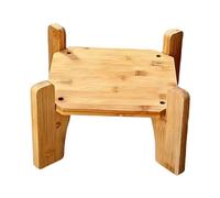 Sharplace Supporto Dispenser Bevande Stand Porta Bicchiere Base Bambù Solido Design Moderno Estetico Adatto per Riunioni Cucina Ufficio Accessori Decorativi, Piazza