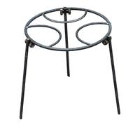 Sharplace Supporto per Barbecue Pieghevole, treppiede per Fuoco Aperto, Supporto per Cucinare, griglia da Campeggio, pentola per Picnic, 27 Cm