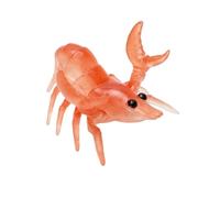 Sharplace Supporto Portapenne a Forma di Gambero per Sollevamento Pesi, Accessorio di Cancelleria, Simpatico Portaoggetti Da Scrivania a Tema Animale, Rosso