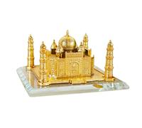 Sharplace Taj Mahal Miniatura Modello Monumento Edificio Metallo Base Vetro Significato Adatta a Camera da Letto