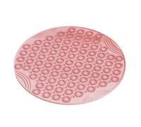 Sharplace Tappetino sensoriale per massaggio ai piedi, comodo per bambini, facile da pulire, tappetino da pavimento, piastrella sensoriale per bagno, lavoratore, Rosa