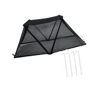 Sharplace Tenda da Sole per Piante da Giardino con Picchetti, Ombreggiante Riutilizzabile, Rete Parasole per Patio Esterno, Nero