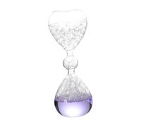 Sharplace Timer in vetro con movimento liquido e bolle per decorazione da tavolo, Viola