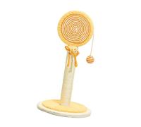 Sharplace Tiragraffi per Gatti Palo da Arrampicata Colonna Gioco Struttura per Unghie in Legno E Sisal a Forma di Adatto per Gatti da Interno E, Orangina