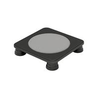 Sharplace Trampolino per Bambini Tappeto Elastico da Interno Mini Basso Profilo con Piedini Che Proteggono il Pavimento in PP Movimento E Equilibrio a Basso, Nero