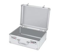 Sharplace Valigetta Portaoggetti in Alluminio Bloccabile Organizer Strumenti Multifunzione Ampio Spazio Interno con Maniglia Adatta a Manutentori Lavoro, parola d'ordineM