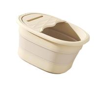 Sharplace Vasca per pediluvio, vasca per pediluvio pieghevole, secchio per pieghevole, per pieghevole, Bianco