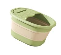Sharplace Vasca per pediluvio, vasca per pediluvio pieghevole, secchio per pieghevole, per pieghevole, Verde