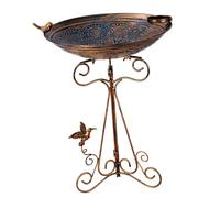 Sharplace Vasca per Uccelli da Giardino con Mangiatoia, Versatile Vasca per Bere E Mangiare