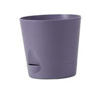 Sharplace Vaso Autoirrigante, Decorazione Ornamentale per Fiori, Fioriera Rotonda, Vaso per Piante da Ufficio, Piante da Esterno, Piante da Interno, Viola