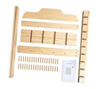 Sharplace Vetrina portaoggetti per Auto in 1/64, in Legno, con mensola, portaoggetti per Auto Giocattolo, per da Collezione e Giocattoli