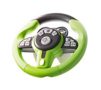 Sharplace Volante Giocattolo Rotondo Simulazione Guida Effetti Sonori Attività Educativa Interattiva per Bambini Adatto per Sviluppo Abilità Motoria Gioco Copil, Verde, Taglia unica bambino