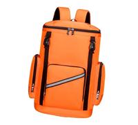Sharplace Zaino porta attrezzi per la pulizia, organizer portatile impermeabile, borsa multiuso per forniture di pulizia per elettricisti e addetti alle, Orangina