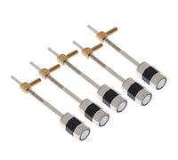 sharprepublic Confezione Da 5 Viti di Montaggio in Metallo Argento per Parti di Ricambio per Violoncelli con Fiocco