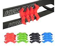 SHARROW 1 Paio di Archi per Tiro con L'Arco Flettenti Stabilizzatori in Gomma Ammortizzatori Silenziatori Accessori per La Caccia All'Aperto (Rosso)