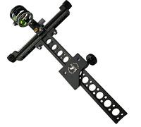 SHARROW 1 Pin Mirino Composito Bow Sight Visione di Arco a Fibre Ottiche Alluminio Lega per Arco Compound