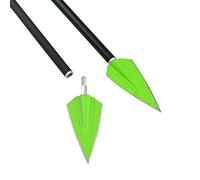 SHARROW 6pcs Punta di Freccia 150 Grains Punte da Caccia Tiro con 2 Lame Affilate per Frecce di Carbonio a Balestra
