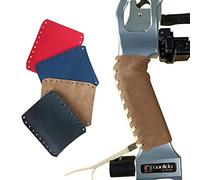 SHARROW Manico per Arco per Tiro con L'Arco Protezione per Impugnatura in Pura Pelle Protettiva Riser per Arco Copertura Antiscivolo in Pelle per Tiro con L'Arco Composto da Caccia Sportiva (Marrone)