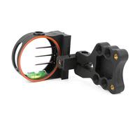 SHARROW Tiro con L'Arco Mirino per Arco Compound 3 Pin Bow Sight Micro Regolabile Alluminio Vista dell'Arco Composto Accessori per la Caccia