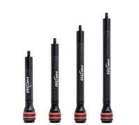 SHARROW Tiro con L'Arco Stabilizzatore di Prua Asta Estensibile Barra di Equilibrio Asta Laterale 6" 8" 10" 12" Smorzamento Ammortizzatore per Arco Compound Ricurvo (12 Pollice)