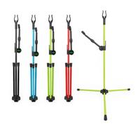 SHARROW Tiro con L'Arco Supporto per Arco Ricurvo Portatile Bow Stand Pieghevole Cavalletto Supporto per Barra d'equilibrio Accessori di Caccia (Verde)