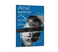 SHARU I EBRHU Poster artistico da parete su tela con motivo ETERNAL SUNSHINE OF THE SPOTLESS MIND2, moderno, per soggiorno e camera da letto, 20 x 30 cm, con cornice