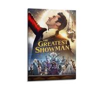SHARU I EBRHU The Greatest Showman, poster artistico da parete su tela, pittura moderna, per soggiorno e camera da letto, 50 x 75 cm, stile cornice