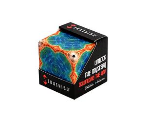 Shashibo Cubo Cambiaforma - Cubo Antistress, Pluripremiato e Brevettato, con 36 Magneti in Terre Rare - Oltre 100 Forme Diverse (Earth)