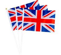 Shatchi, 50 bandierine per feste con bandiera Union Jack Street Party a tema reale