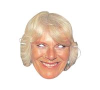 SHATCHI- Camilla Parker Royal Family Celebrity Face Masks Fancy Dress Addio al Nubilato Compleanno Street Party, Maschera, 11768