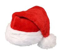 SHATCHI Cappello di Babbo Natale di Alta qualità, Accessorio per Travestimenti, Regalo di Natale