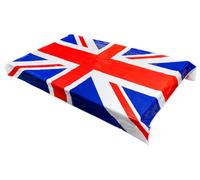 SHATCHI Copritavolo deluxe in plastica a tema Union Jack, 137 x 183 cm, colore: rosso, bianco, blu