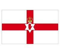 SHATCHI Grande dell'Irlanda del Nord, 1,5 x 9 m, bandiera decorativa di alta qualità per tifosi irlandesi, 5x3', 5056141021980