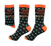SHATCHI Simply The Best 30 Year Old Gift - Calzini per 30° Compleanno, Regalo Unisex per lei e Lui