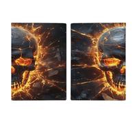 Shattering of Skull - Custodia per passaporto per donne e uomini, alla moda, portatile, per carte d'identità, organizer per documenti da viaggio, per regali indispensabili